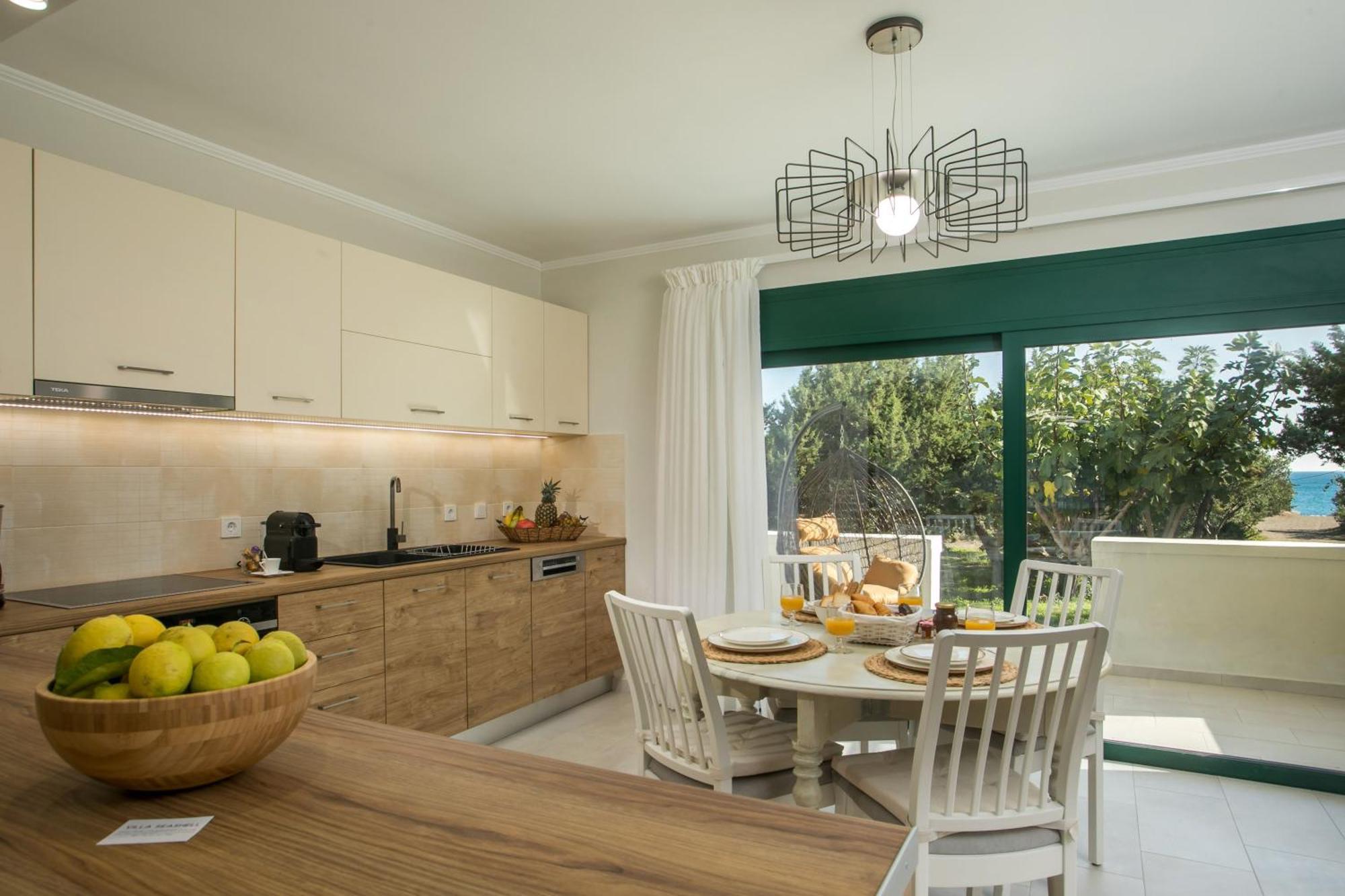 Beach Front Villa Rhodes Seashell Gennadi Exterior foto